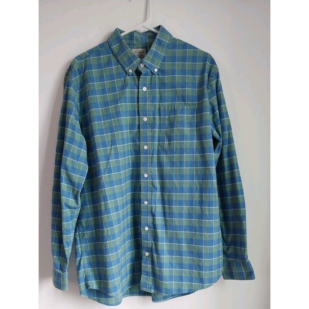 L.L. Bean Men's Traditional Fit Plaid Button-Down Shirt